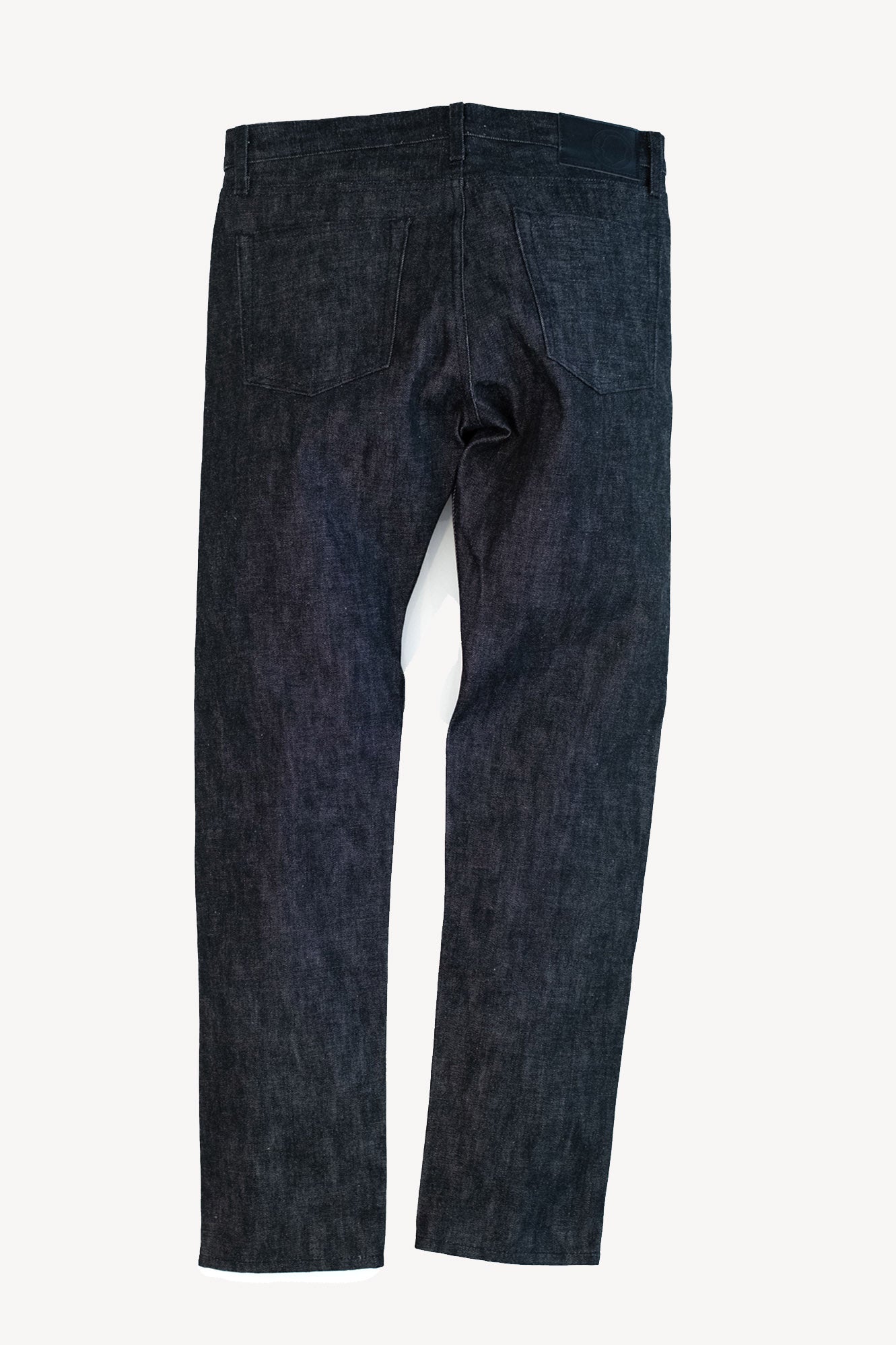 Japanese Black Raw | Slim Straight Selvedge Denim - Rustic Dime