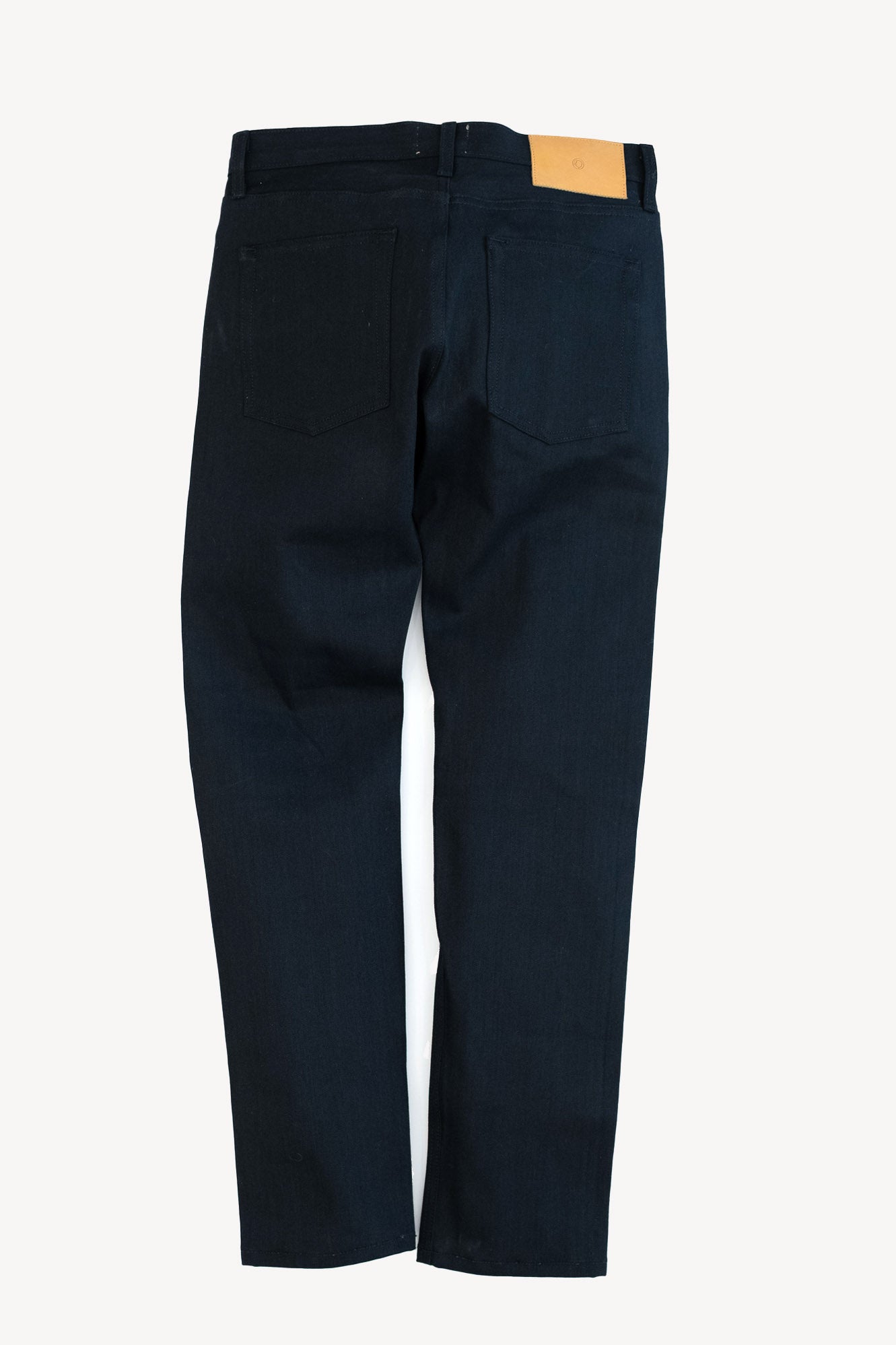 Japanese Jet Black | Slim Straight Selvedge Denim - Rustic Dime