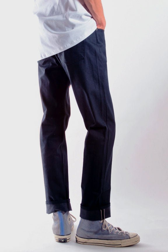 Japanese Moonlight Blue | Slim Straight Selvedge Denim - Rustic Dime