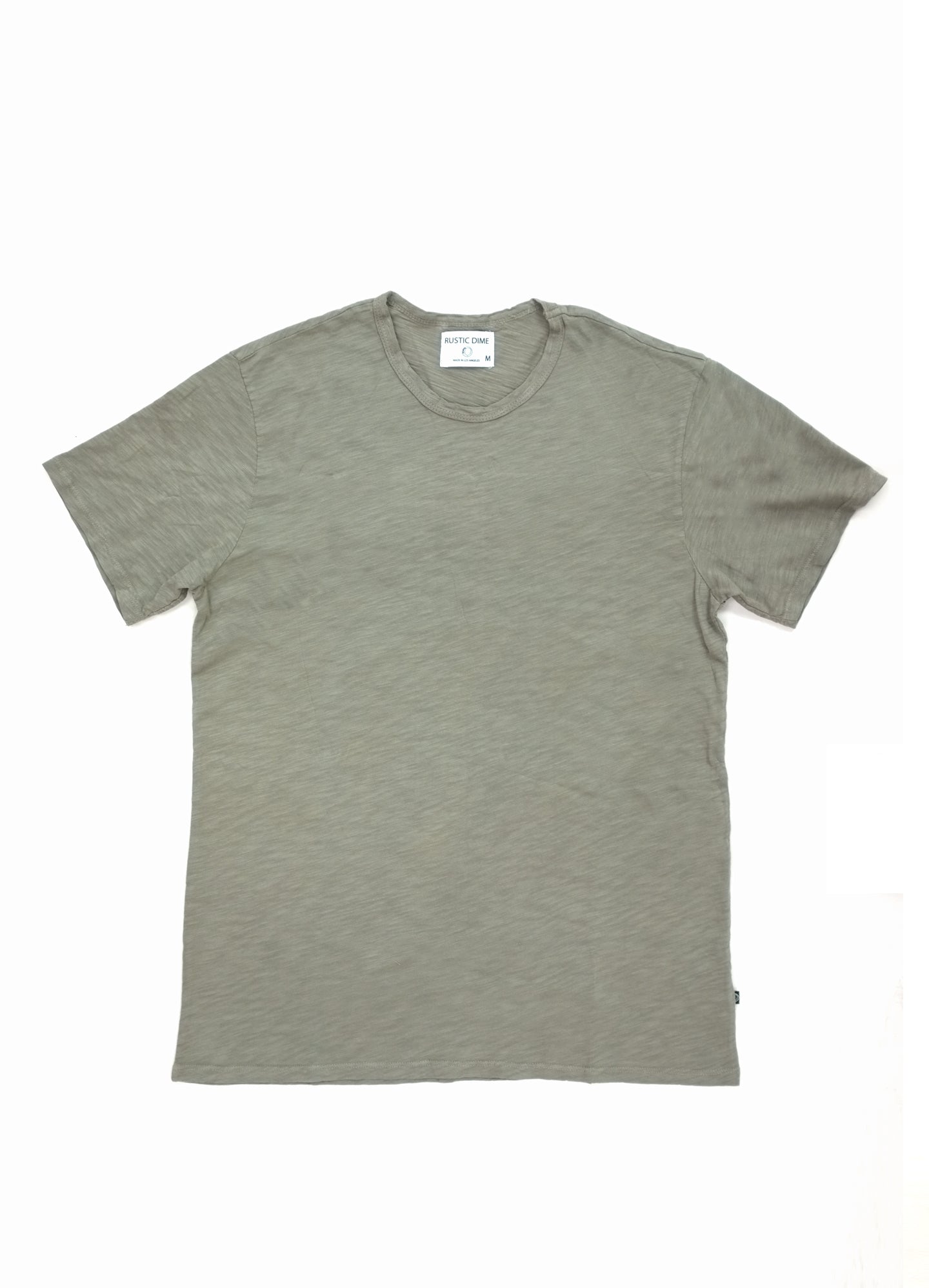 SLUB DIME TEE | SAGE - Rustic Dime
